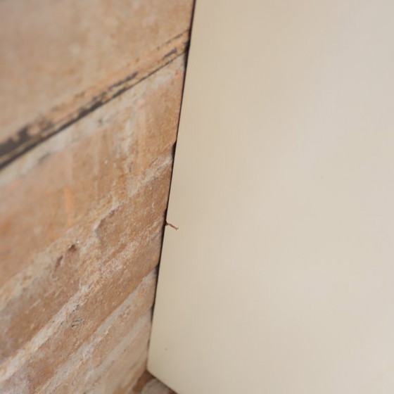 Image 1 of Vintage ladekast post modern space age bruine creme jaren 70