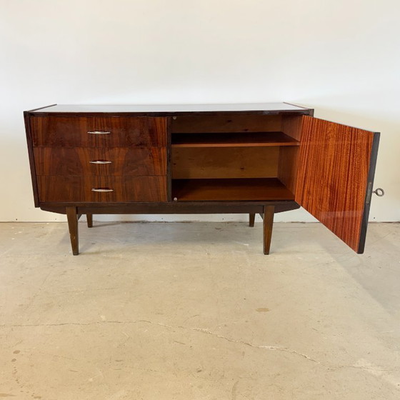 Image 1 of Subtle high-gloss sideboard in Scandinavian style