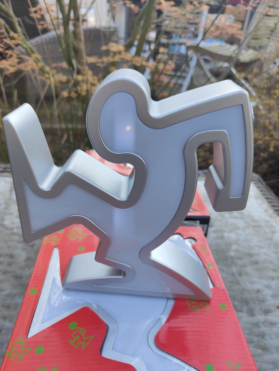 Image 1 of La Linea - Lamp after Osvaldo Cavandoli, Keith Haring - Set of 2 Pieces 1990