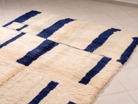 Image 1 of Auténtica alfombra Beni Ourain hecha a mano, 2/3 m