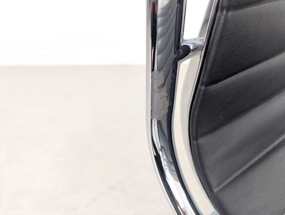 Image 1 of Original 3x Vitra Charles & Ray Eames Chair EA 108 Leather Black