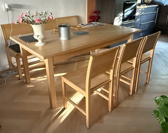 Conjunto de comedor Volgauer – Conjuntos de comedor, Metal, Textil (photo 3 of 15)
