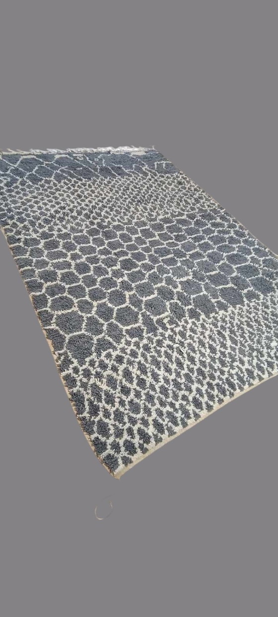 Image 1 of Tapis berbère en laine vierge Tapis marocain - 307 x 213 cm 300 x 200 m Type B13.2