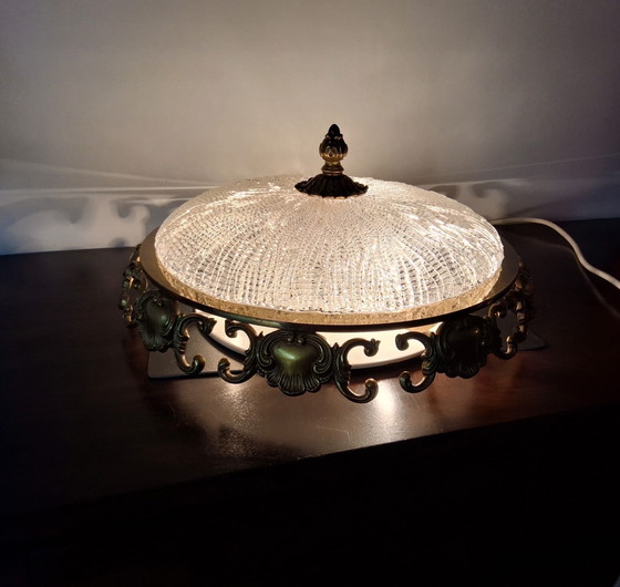 Image 1 of Beautiful vintage German ceiling lamp, Hollywood Regency style j60/70