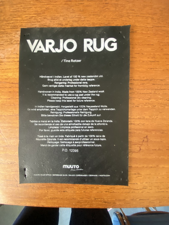 Image 1 of Tappeto Muuto Varjo 100% lana 2x3 mtr