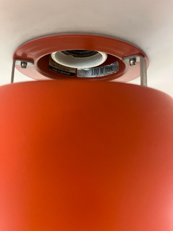 Image 1 of Vintage Louis Poulsen PH4/3 Rood - Poul Henningsen - Deense Design Lamp