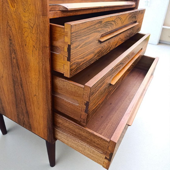 Image 1 of ejvind johansson secretaire rosewood ivan Gern denmark 1960s