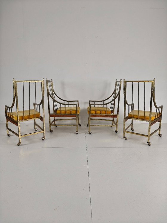 Image 1 of Set unico di sedie da pranzo e da salotto in stile Mid-Century