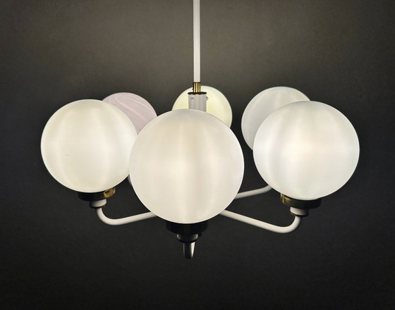Lampada Sputnik vintage – Richard Essig, Lampade a sospensione, Glass, Metal (photo 6 of 12)