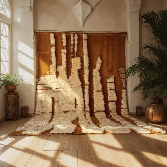 Image 1 of Beni Ourain-tapijt, volledig handgemaakt.