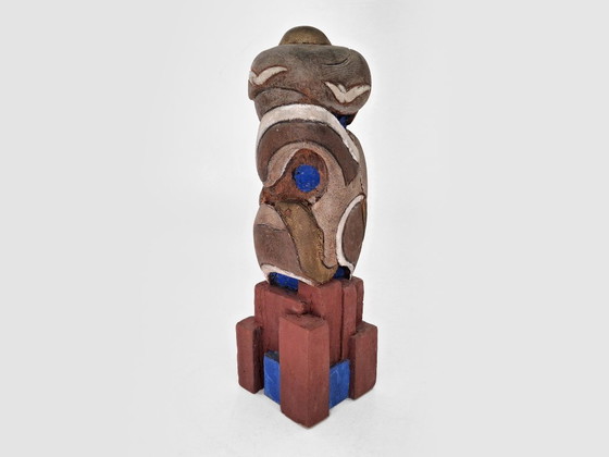 Beeld Sculptuur Hout – Beeldhouwkunst, Wood (photo 2 of 11)