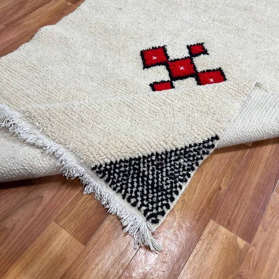 Mini alfombra hecha a mano 100cmx200cm – Wool, Modern (photo 3 of 8)