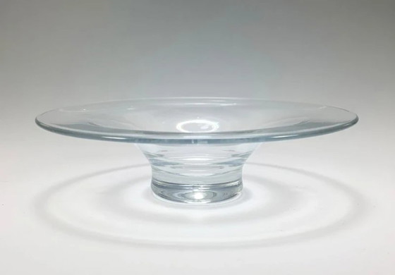 Image 1 of Vintage Krosno Poland Kristalglas Etagère Set Bonny Serie, Luxe Fruitschaal & Bonbonschaal!