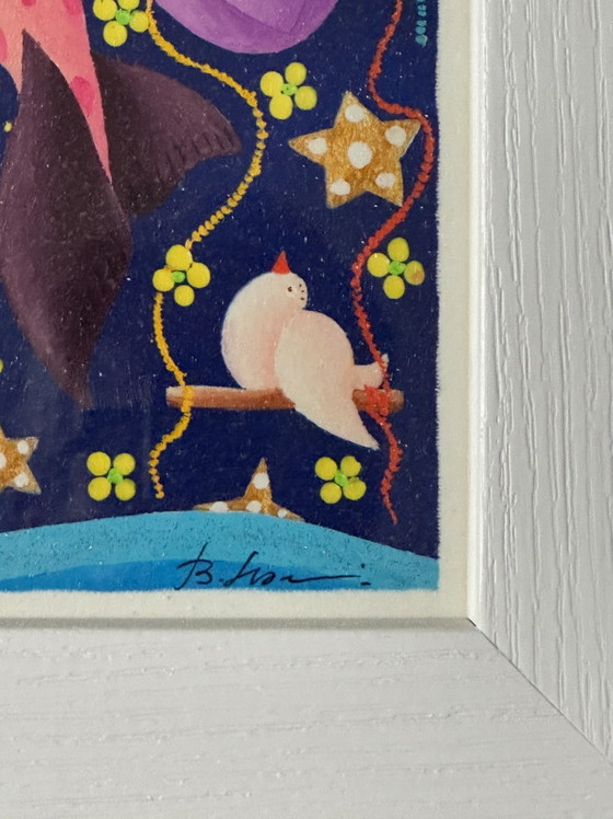 Image 1 of 
Sérigraphie de B. Francesconi, 33 x 33 cm, encadrée Pinocchio