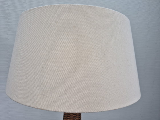 Vintage Staande Lamp Rotan. Vloerlamp Riet. – Vloerlampen, Wicker, Textile (photo 8 of 15)