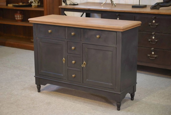 Small buffet in cherry wood 1960s – Storage cabinet, Vintage (photo 11 of 11)