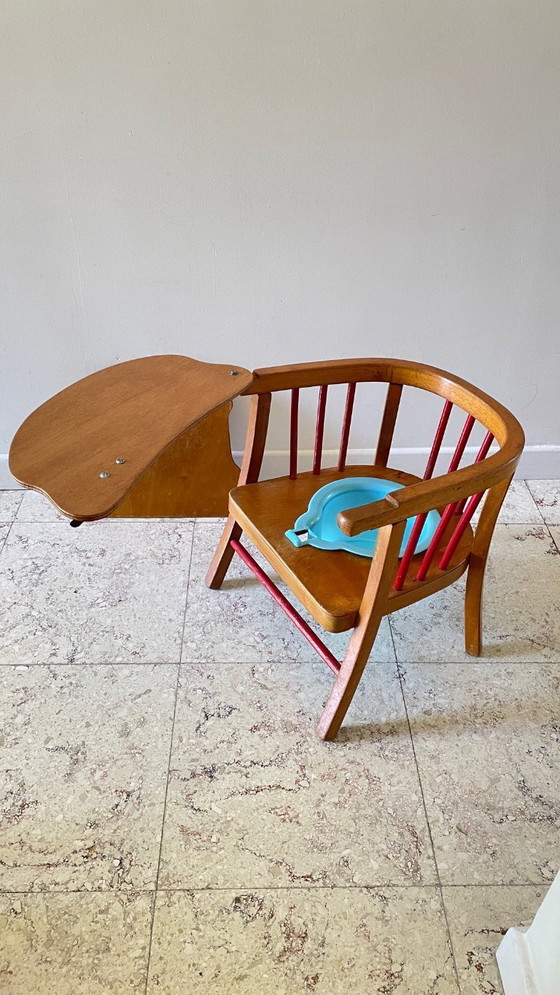 Image 1 of Poltrona per bambini in legno vintage Baumann