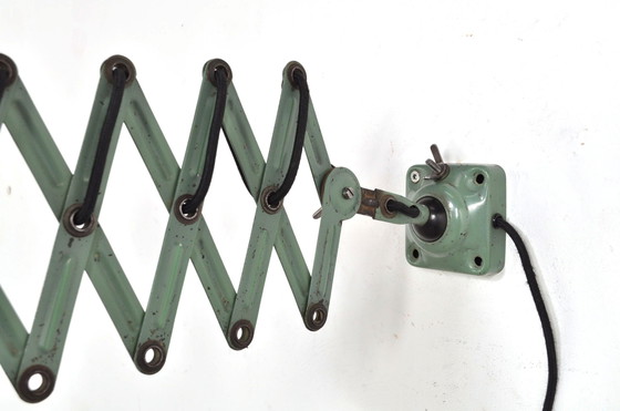 Image 1 of Vintage Wall Scissor Lamp