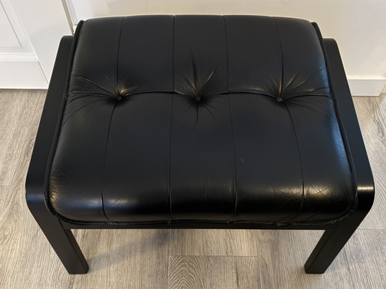 Vintage Design Hocker Van Het Deense Merk Unico – Hockers en poefs, Leather, Wood (photo 11 of 15)