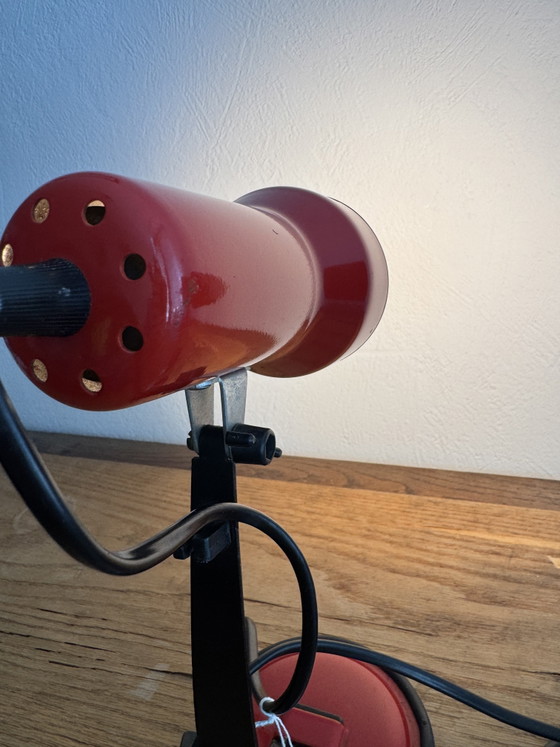Veneta Lumi Vintage Space Age Set Lampade da scrivania Rosso Fuoco – Metal (photo 6 of 13)