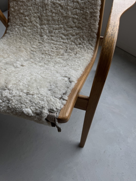 Image 1 of Zweedse Lamino fauteuil Vintage wol