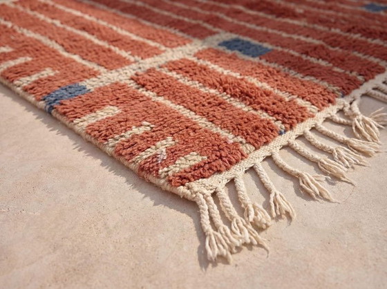 Image 1 of Authentic handwoven Beni Ouraine rug, size 1.5/2.5 m