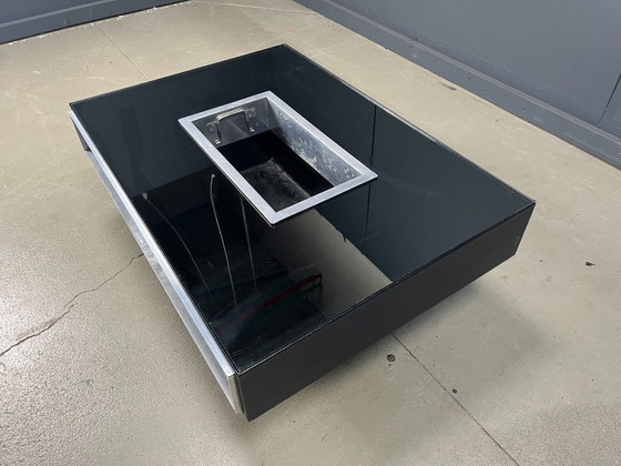 Image 1 of Vintage Italiaanse bartafel/salontafel in de stijl van Willy Rizzo, jaren 70.
