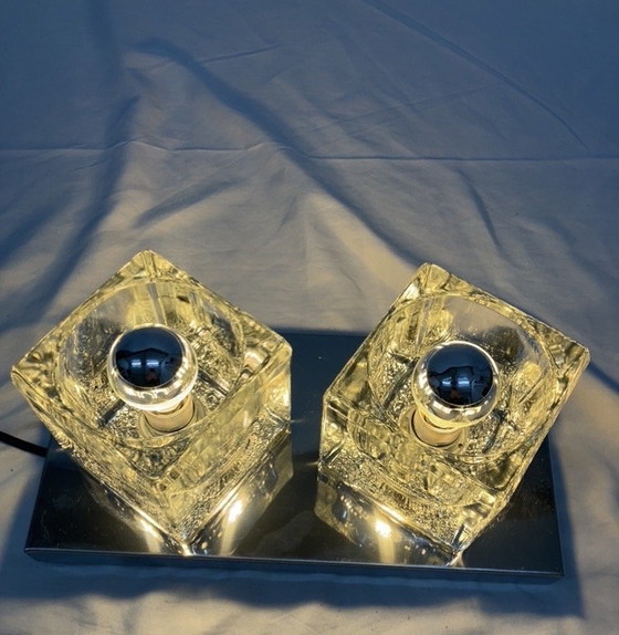 Image 1 of Applique ou plafonnier « Ice Cube » de Peill & Putzler, années 1970