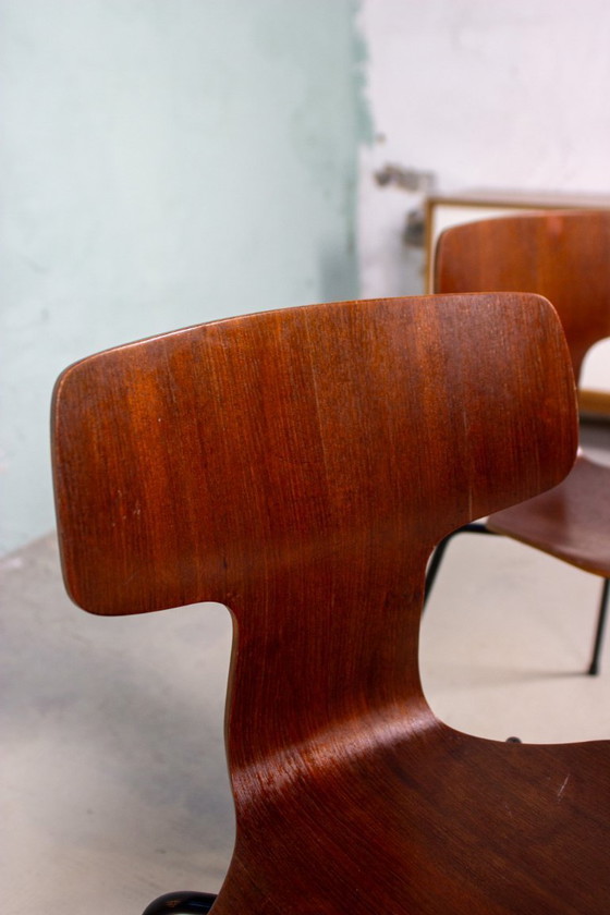 Image 1 of 4 x Arne Jacobsen Fritz Hansen 3103 Hammer Chair, jaren 60 vintage