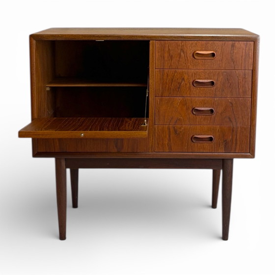 Image 1 of Danish vintage teak chest of drawers