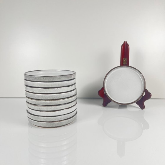 Image 1 of Set mit 10 Niderviller Steingut-Brot-/Tapas-Tellern