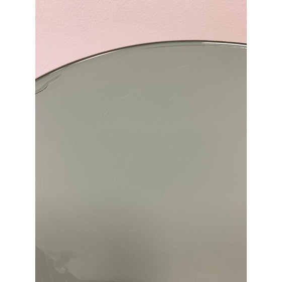 Image 1 of Vintage side table in glossy jade and gold color