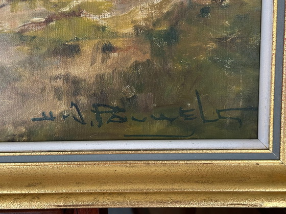 Óleo H.J.Pauwels – H.J. Pauwels, Arte, Madera, Lienzo (photo 5 of 11)