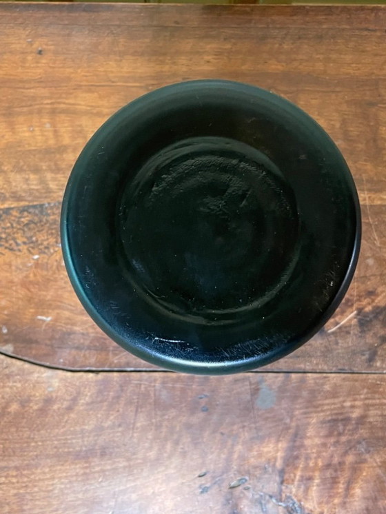 Image 1 of Vasen signiert DE VANNES – mehrschichtiges Glas – florales Dekor – 31 und 32 cm