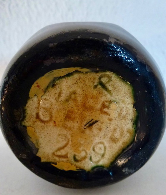 Image 1 of Faience de Thulin - Art Deco earthenware Beak jug + 2 vases.