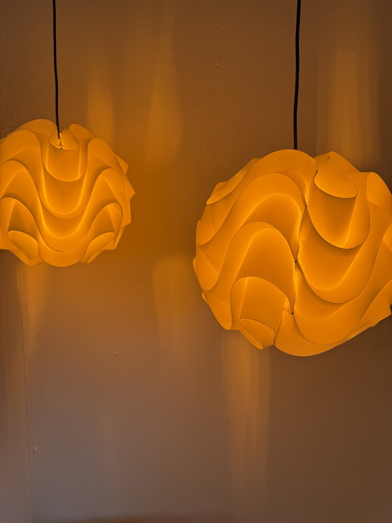 Image 1 of 2x lampade a sospensione vintage modello Le Klint 172, Poul Christiansen '70