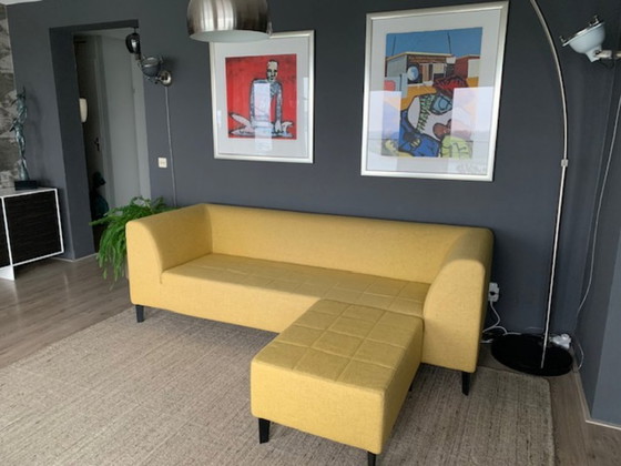 Image 1 of Sofá y otomana de 3 plazas Gelderland Jan des Bouvrie 7950 Allure