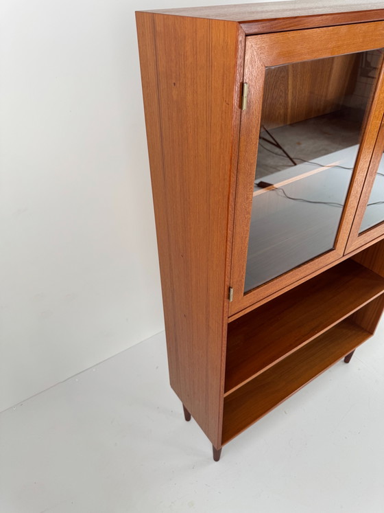 Vetrina danese in teak, Danimarca, anni '60 – Mobile bar, Wood, Glass (photo 11 of 13)