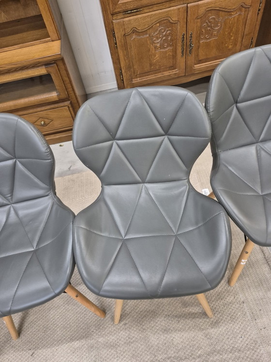 Vintage Scandinavian Chairs – almhult, Eetkamerstoelen, Metal, Wood (photo 9 of 9)