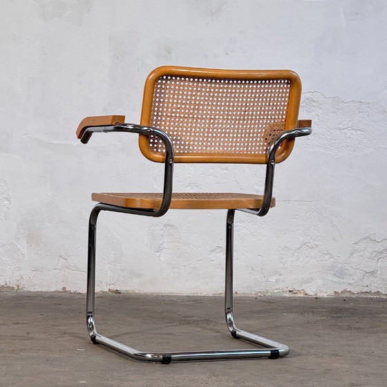 Image 1 of Marcel Breuer fauteuil in "Cesca"-stijl, 1980