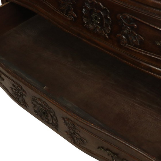 Image 1 of Cassettiera antica in rovere massello