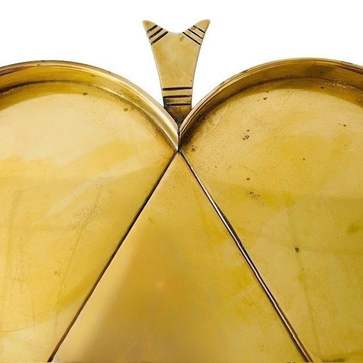 Brass tray grape shape
