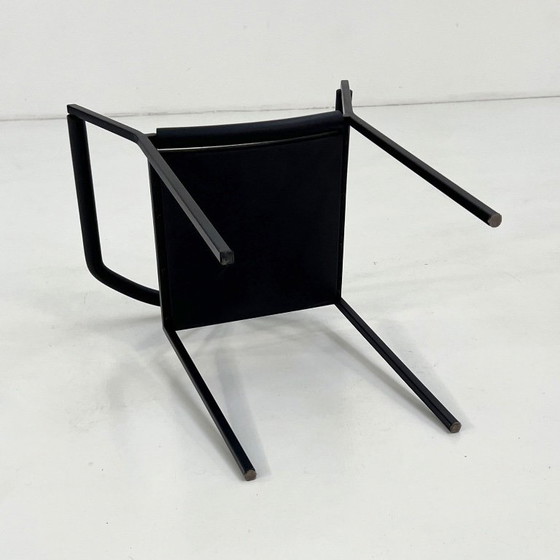 Set aus 4 Poltroncina Stühlen von Maurizio Peregalli für Zeus Noto, 1980er – Esszimmerstühle, Metal, Rubber (photo 10 of 10)