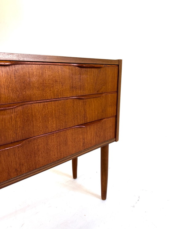 Cassettiera vintage in teak, Danimarca ‘60, Cassettiere, Legno, Marrone (foto 7 di 8)