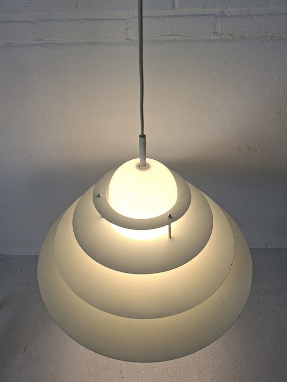 Image 1 of Lámpara colgante Raak modelo B-1017 en blanco de Andre Rotte, 1982