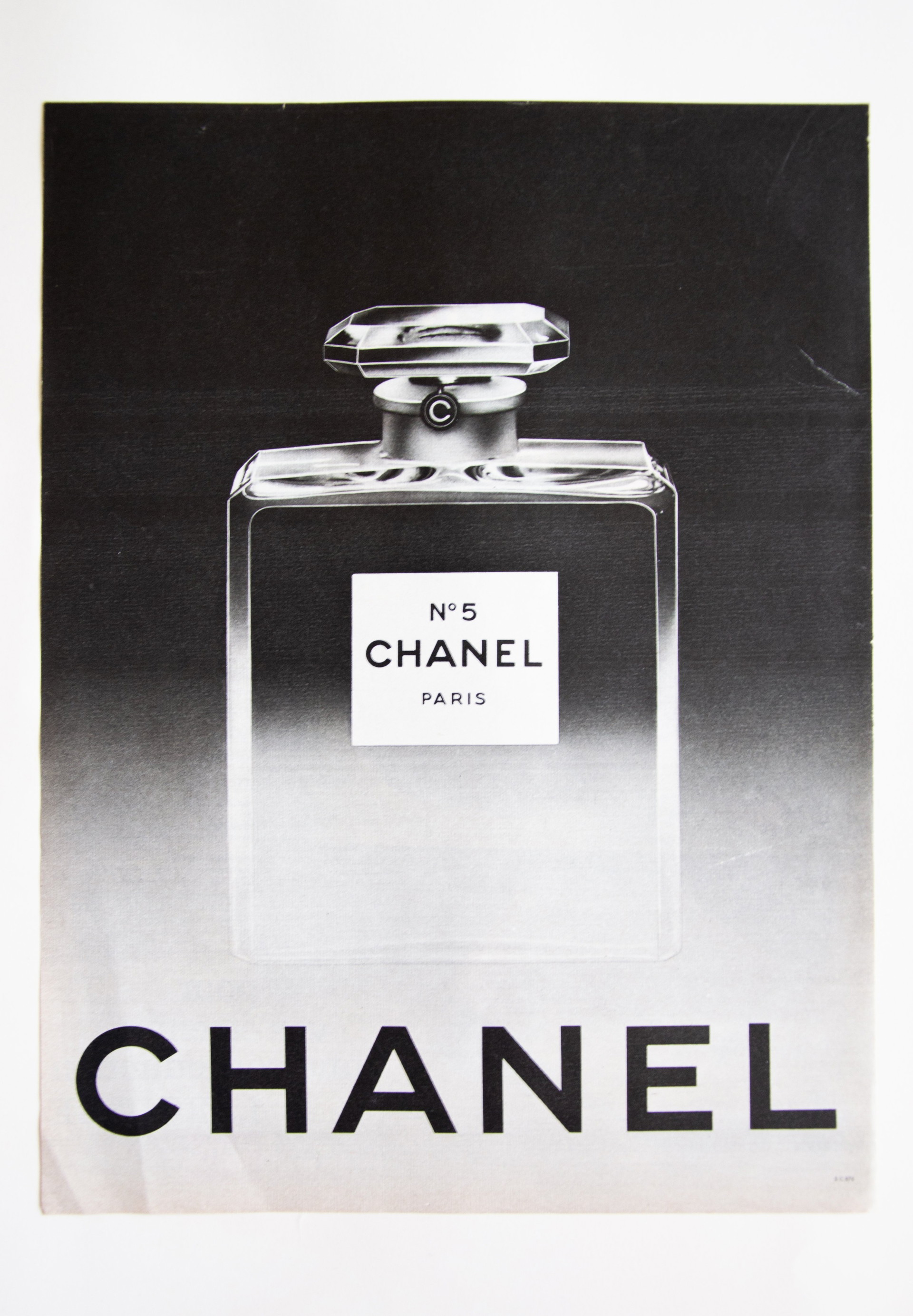 Original Vintage Chanel No. 5 Advertisement Poster 1969 / Unframed