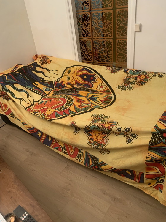Psychedelische Indiase Wanddecoratie 210x234 cm, Katoen, Meerdere kleuren (foto 8 van 14)