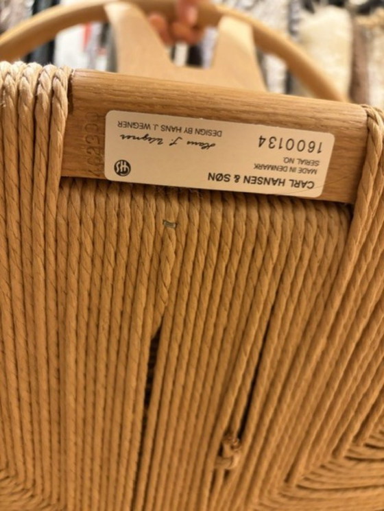CH24 Wishbone Chair oliato bianco – Carl Hansen & Søn, Sedie da pranzo, Paper, Wood (photo 4 of 6)