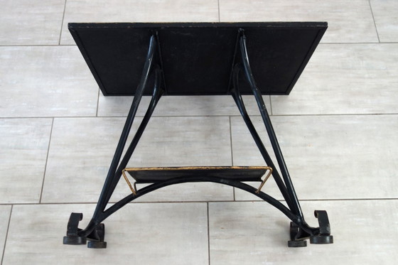 Image 1 of Vintage metal and ceramic side table from the 1950s/60s