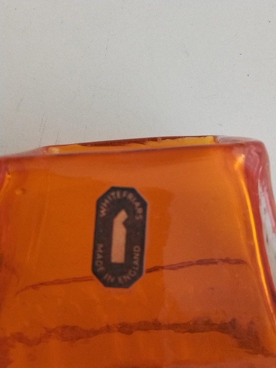 Image 1 of Glas object, oranje